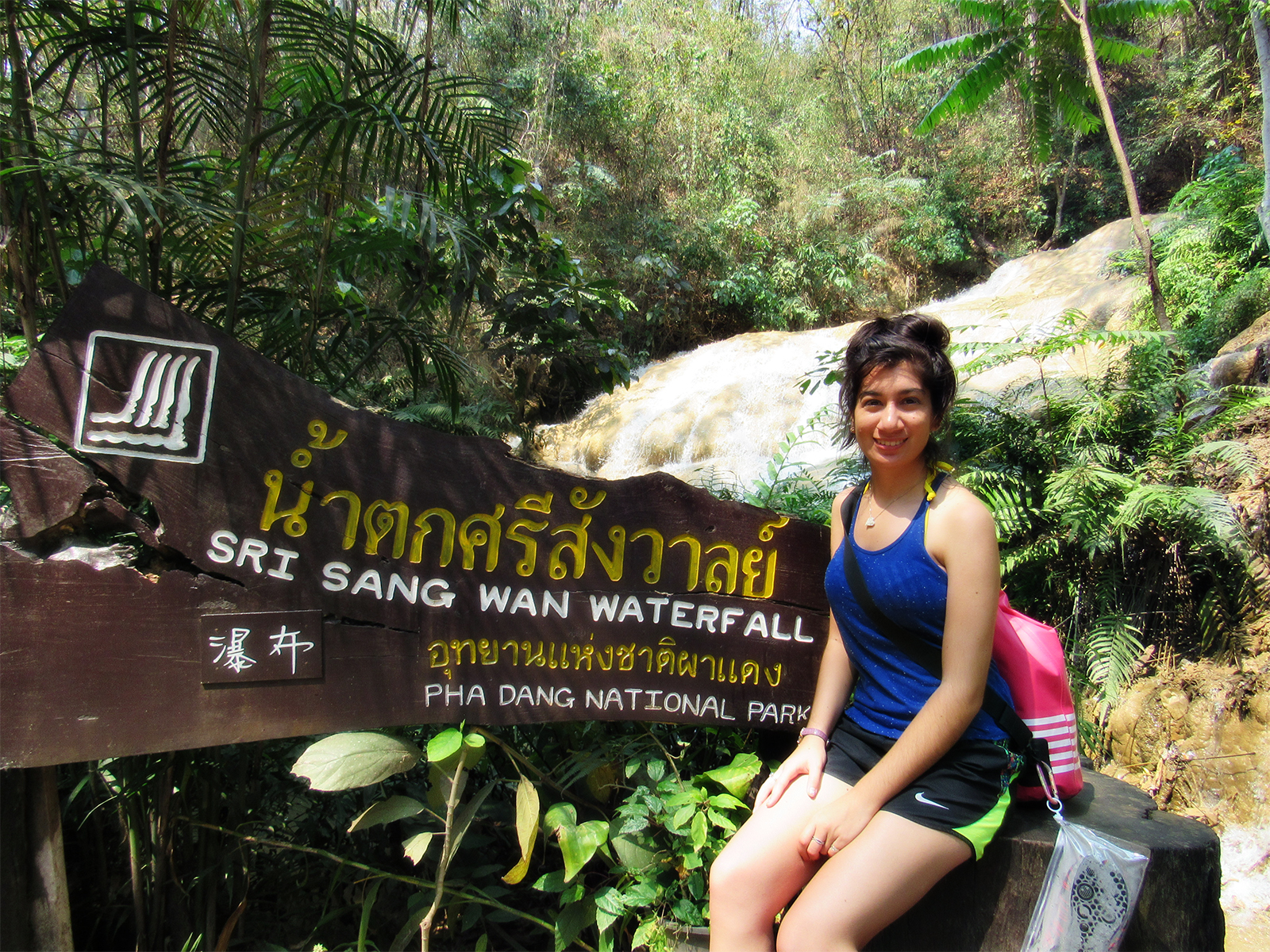 Sri Sang Wan Waterfall exploring Chiang Dao
